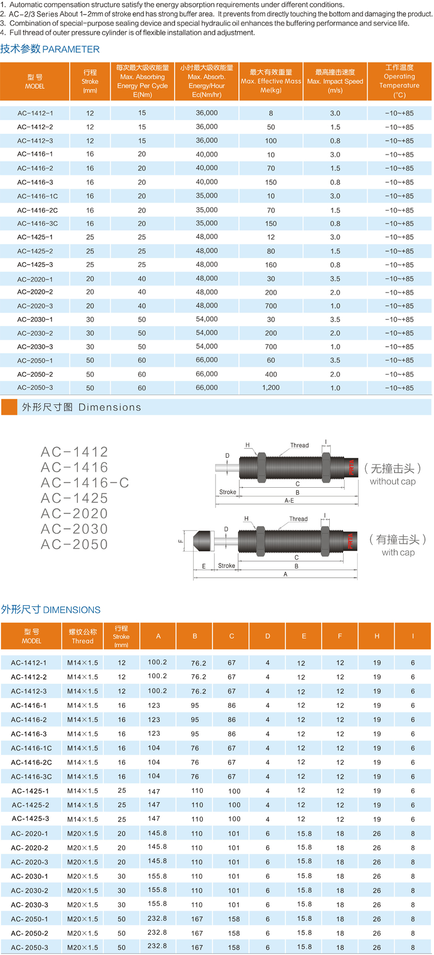 中小型自動補償緩沖器